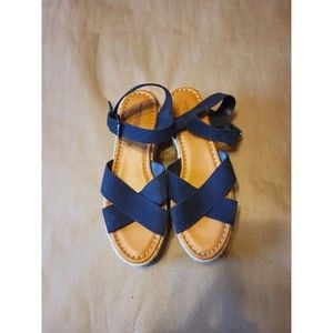 American Eagle Espadrille wedge Sandals ladies 10